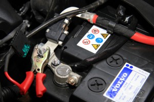 Bilbatteri i Volvo V40